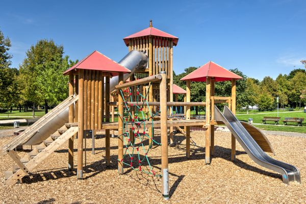 Playground Mulch Installation in Hilton Head Island