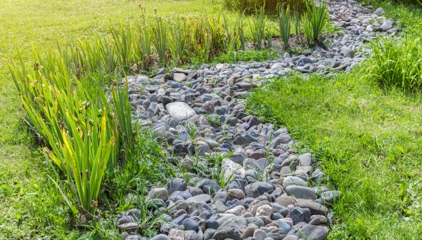 River Rock Garden Installation in Hilton Head Island